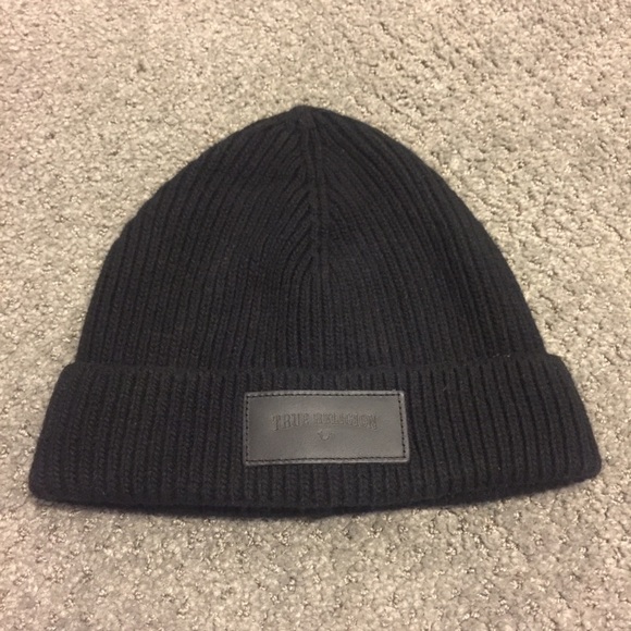 true religion ribbed beanie